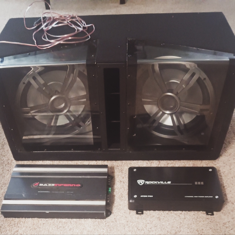 12 ' subwoofer box that lights up